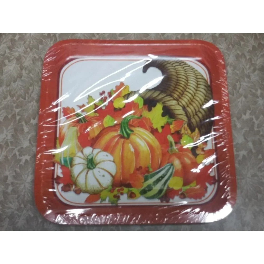 Fall Plenty Paper Plates 10.5